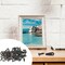 50 Pcs Picture Frame Backing Clips Buckle Black Back Pictures Frame Hardware Backing Clips Flat Metal Turn Button with Screws for Pictures Hanging, Artwork, Gift Box, Decoration Box